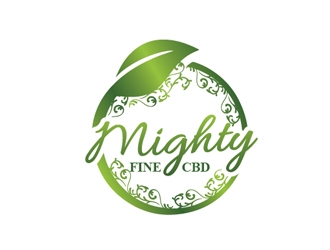 Mighty Fine CBD logo design by Roma