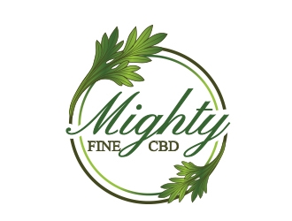 Mighty Fine CBD logo design by Roma