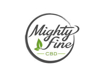Mighty Fine CBD logo design by mashoodpp