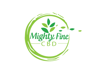 Mighty Fine CBD logo design by bloomgirrl