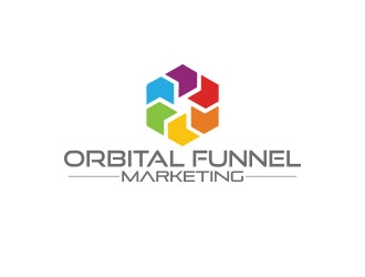 Orbital Funnel Marketing logo design by Miadesign