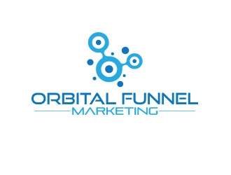 Orbital Funnel Marketing logo design by Miadesign