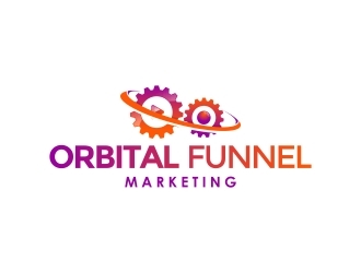 Orbital Funnel Marketing logo design by naldart