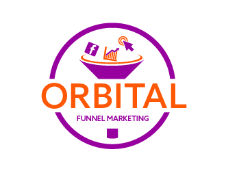 Orbital Funnel Marketing logo design by SOLARFLARE