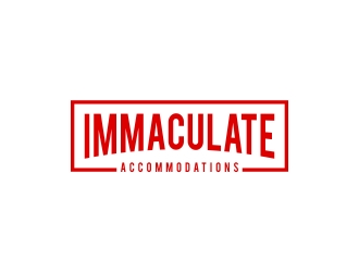 Immaculate Accommodations  logo design by CreativeKiller