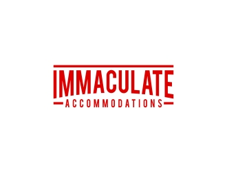 Immaculate Accommodations  logo design by CreativeKiller