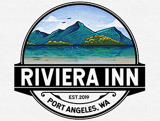 Riviera Inn logo design by Optimus