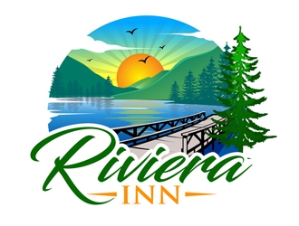 Riviera Inn logo design by DreamLogoDesign