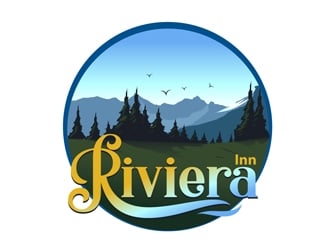 Riviera Inn logo design by DreamLogoDesign