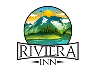 Riviera Inn logo design by DreamLogoDesign