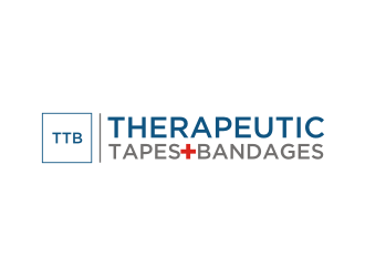 Therapeutic Tapes   Bandages (Logo must be TTB) (plus sign in red between Tapes and Bandages) logo design by Diancox