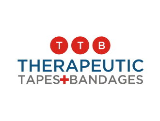 Therapeutic Tapes   Bandages (Logo must be TTB) (plus sign in red between Tapes and Bandages) logo design by Diancox