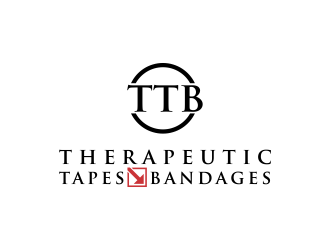 Therapeutic Tapes   Bandages (Logo must be TTB) (plus sign in red between Tapes and Bandages) logo design by oke2angconcept