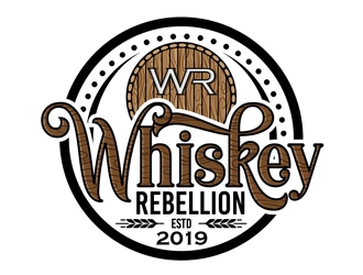 Whisk(e)y Rebellion logo design by DreamLogoDesign