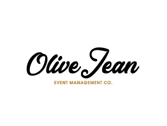 Olive Jean Event Management Co. logo design by ElonStark