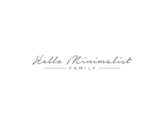 Hello Minimalist Family logo design by ndaru