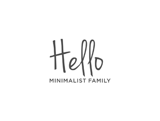 Hello Minimalist Family logo design by ndaru