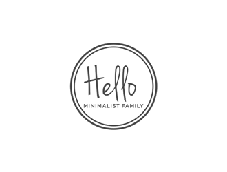 Hello Minimalist Family logo design by ndaru