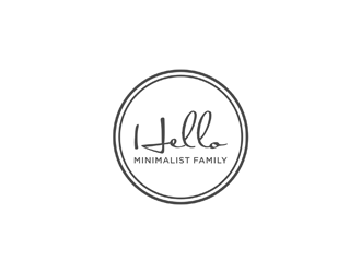 Hello Minimalist Family logo design by ndaru