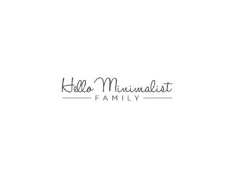 Hello Minimalist Family logo design by ndaru