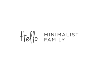 Hello Minimalist Family logo design by ndaru