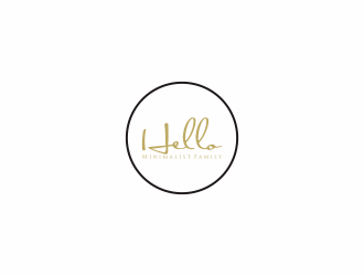 Hello Minimalist Family logo design by luckyprasetyo
