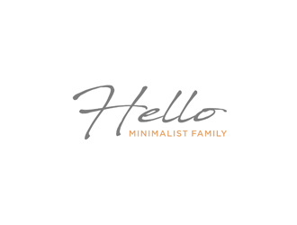 Hello Minimalist Family logo design by bomie