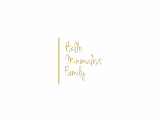 Hello Minimalist Family logo design by luckyprasetyo