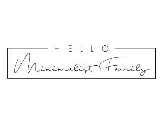 Hello Minimalist Family logo design by MariusCC