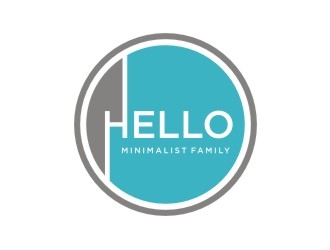 Hello Minimalist Family logo design by EkoBooM