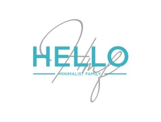 Hello Minimalist Family logo design by EkoBooM