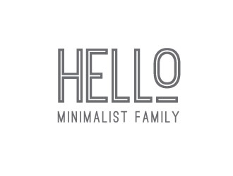 Hello Minimalist Family logo design by defeale