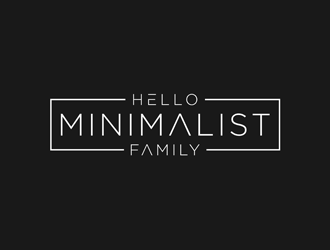 Hello Minimalist Family logo design by alby