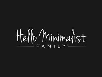 Hello Minimalist Family logo design by alby