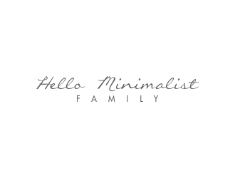 Hello Minimalist Family logo design by oke2angconcept