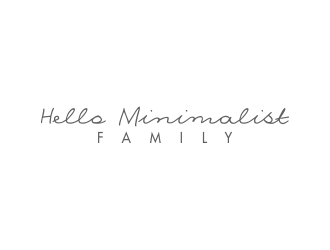 Hello Minimalist Family logo design by oke2angconcept