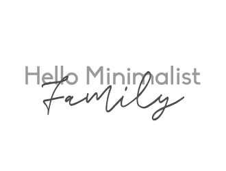 Hello Minimalist Family logo design by akilis13