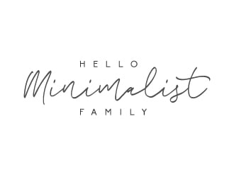 Hello Minimalist Family logo design by akilis13