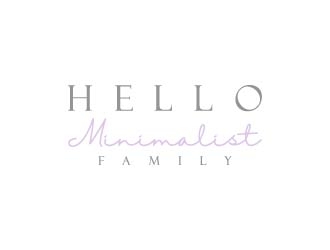 Hello Minimalist Family logo design by maserik