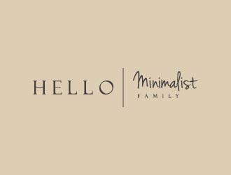 Hello Minimalist Family logo design by maserik