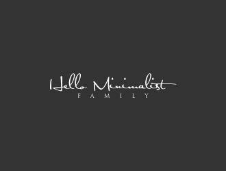 Hello Minimalist Family logo design by afra_art