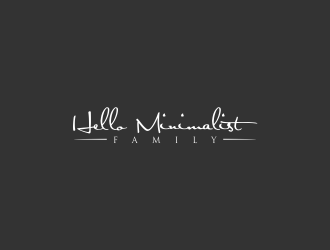 Hello Minimalist Family logo design by afra_art