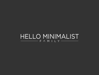 Hello Minimalist Family logo design by afra_art
