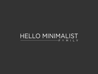 Hello Minimalist Family logo design by afra_art