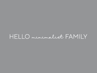 Hello Minimalist Family logo design by maserik