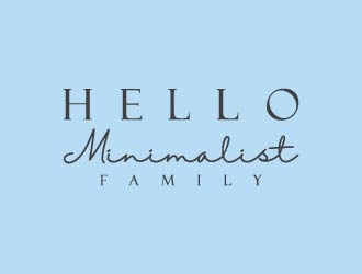 Hello Minimalist Family logo design by maserik