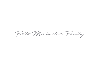Hello Minimalist Family logo design by coco