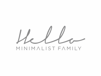 Hello Minimalist Family logo design by ammad