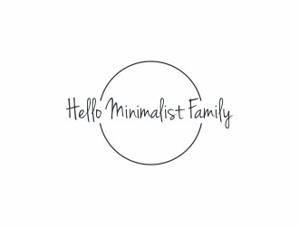 Hello Minimalist Family logo design by ammad
