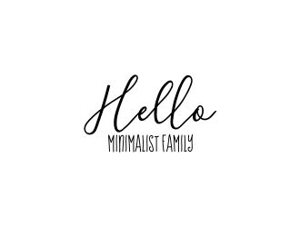 Hello Minimalist Family logo design by WooW